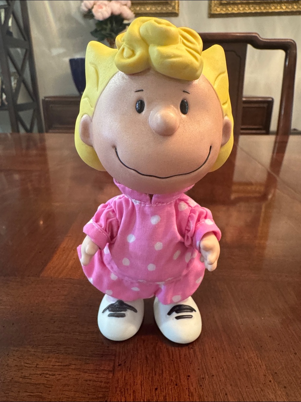 Vintage 2000 Peanuts Sally Jointed Figurine with Box Limited Edition